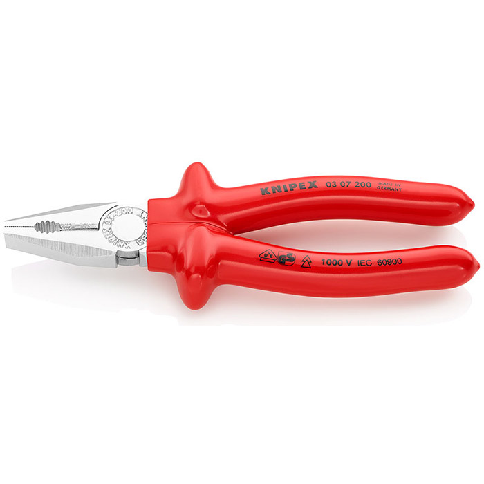 Knipex kombinovana klešta izolovana 200mm 03 07 200 Knipex kombinovana klešta izolovana 200mm 03 07 200