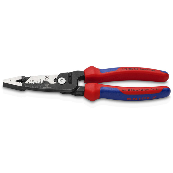Knipex ojačana klešta za skidanje izolacije 200mm 13 72 200 ME Knipex ojačana klešta za skidanje izolacije 200mm 13 72 200 ME