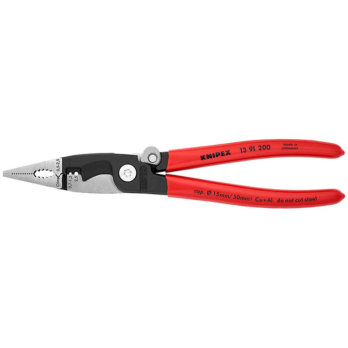 Knipex električarska klešta sa 6 funkcija 200mm 13 91 200