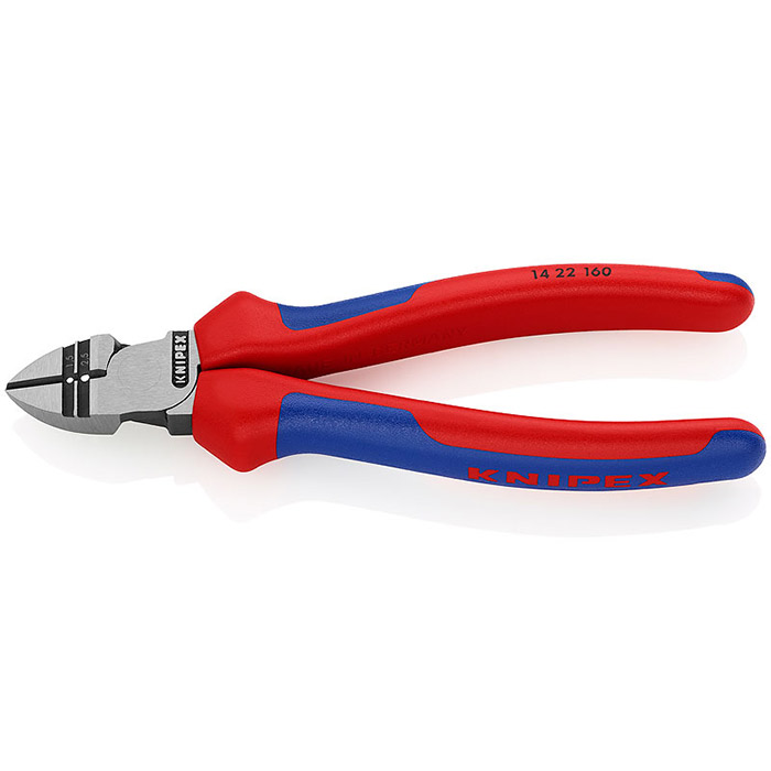 Knipex klešta za skidanje izolacije sa bočnim sečenjem 160mm 14 22 160 Knipex klešta za skidanje izolacije sa bočnim sečenjem 160mm 14 22 160