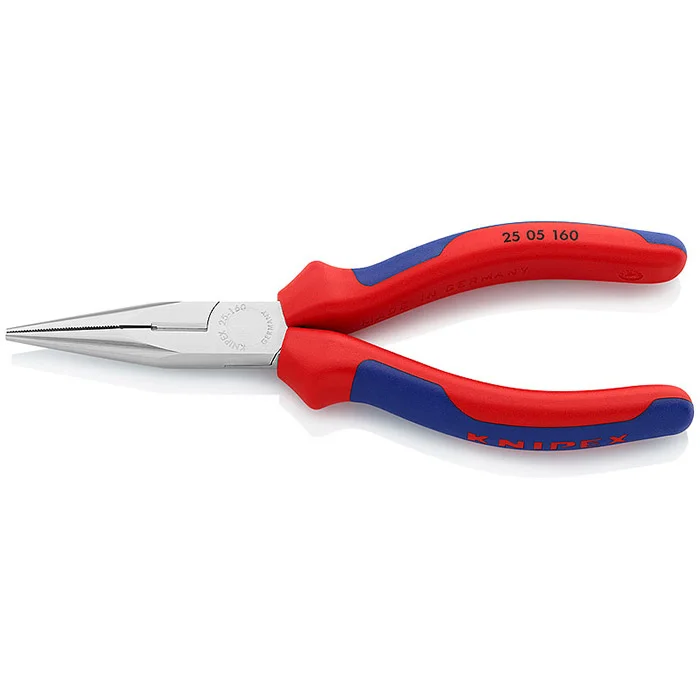 Knipex klešta špic prava sa bočnim sečenjem 160mm 25 05 160 Knipex klešta špic prava sa bočnim sečenjem 160mm 25 05 160