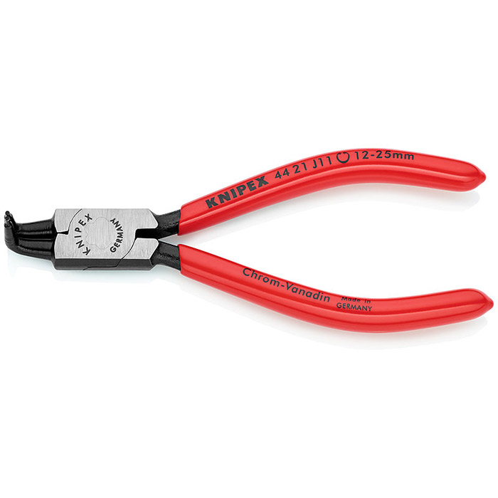 Knipex klešta za unutrašnje sigurnosne prstenove kriva 130mm 44 21 J11