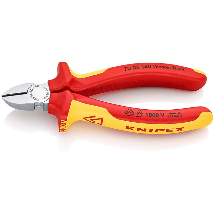 Knipex kose sečice izolovane 1000V VDE 140mm 70 06 140 Knipex kose sečice izolovane 1000V VDE 140mm 70 06 140