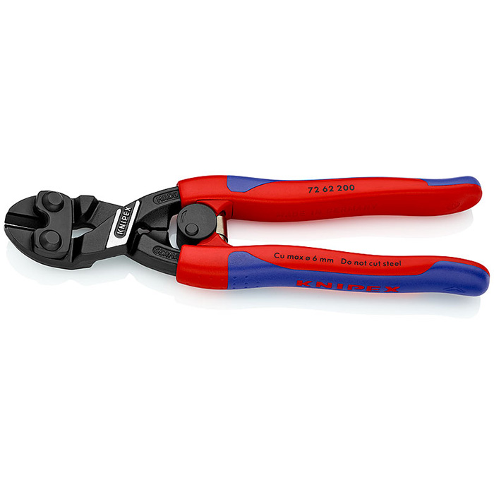 Knipex snažne sečice za meke metale i plastiku savijene 200mm 72 62 200