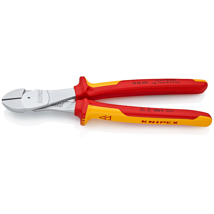 Knipex kose sečice ojačane izolovane 1000V VDE 250mm 74 06 250