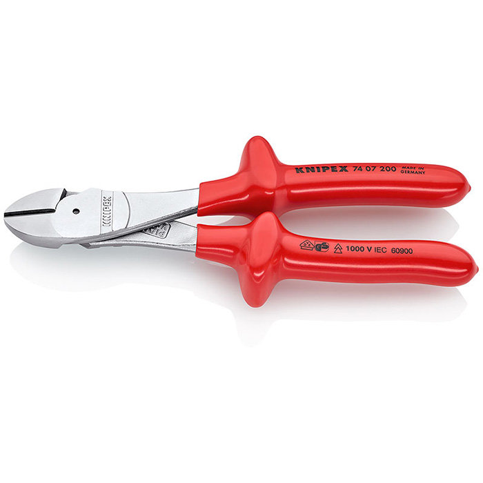 Knipex kose sečice ojačane izolovane 200mm 74 07 200 Knipex kose sečice ojačane izolovane 200mm 74 07 200