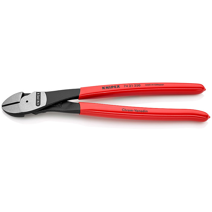 Knipex kose sečice ojačane pod uglom od 12° 250mm 74 21 250 Knipex kose sečice ojačane pod uglom od 12° 250mm 74 21 250