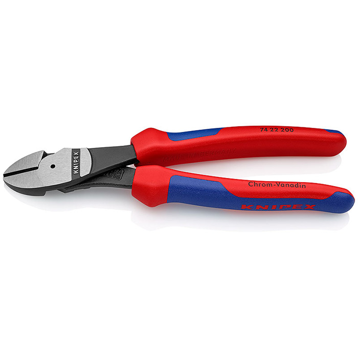 Knipex kose sečice ojačane pod uglom od 12° 200mm 74 22 200 Knipex kose sečice ojačane pod uglom od 12° 200mm 74 22 200