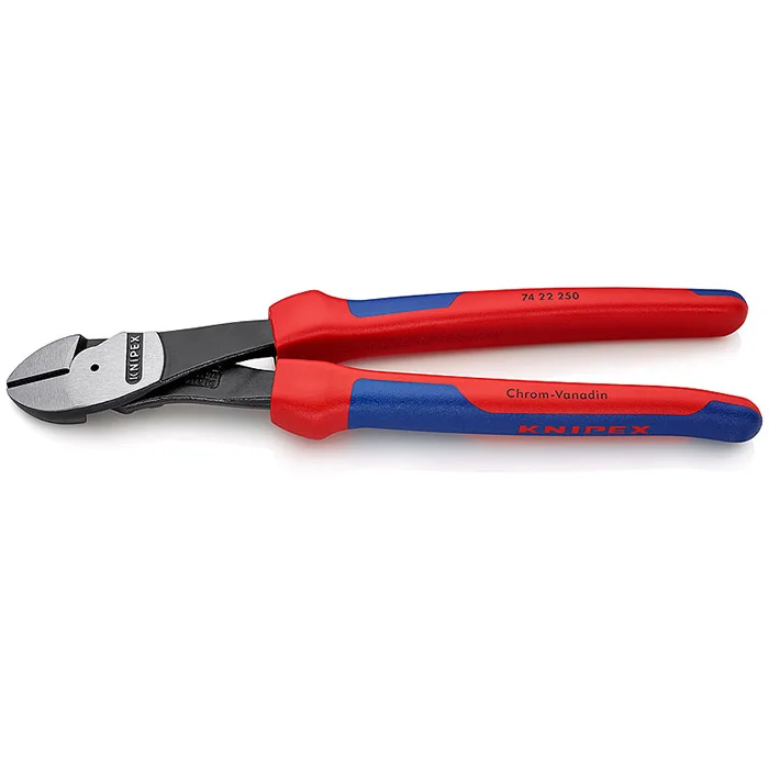 Knipex kose sečice ojačane pod uglom od 12° 250mm 74 22 250 Knipex kose sečice ojačane pod uglom od 12° 250mm 74 22 250