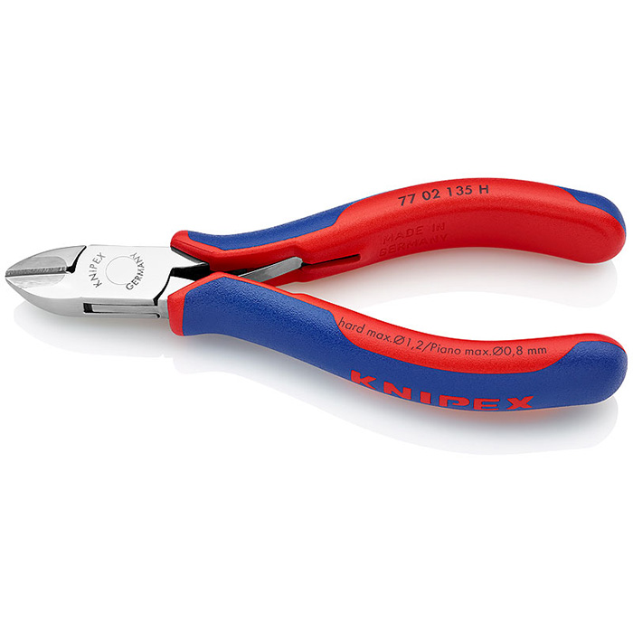 Knipex kose sečice za elektroniku s umetnutom oštricom od tvrdog metala 135mm 77 02 135 H