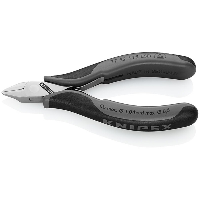 Knipex kose sečice za elektroniku ESD 115mm 77 52 115 ESD Knipex kose sečice za elektroniku ESD 115mm 77 52 115 ESD