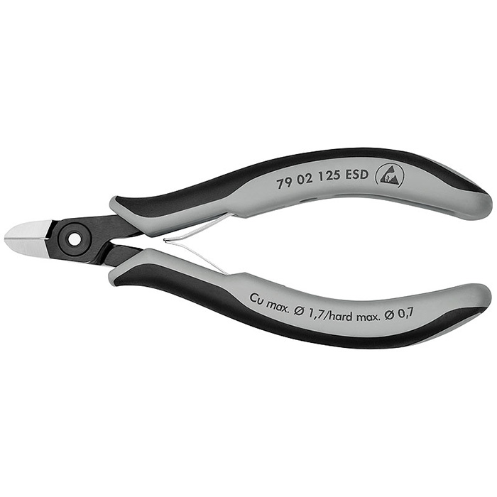 Knipex precizne kose sečice za elektroniku ESD 125mm 79 02 125 ESD Knipex precizne kose sečice za elektroniku ESD 125mm 79 02 125 ESD