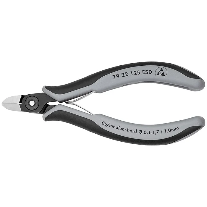 Knipex precizne kose sečice za elektroniku ESD 125mm 79 22 125 ESD Knipex precizne kose sečice za elektroniku ESD 125mm 79 22 125 ESD