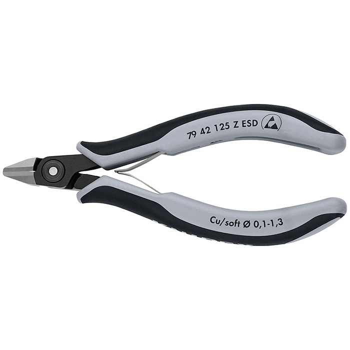 Knipex precizne kose sečice za elektroniku ESD 125mm 79 42 125 Z ESD Knipex precizne kose sečice za elektroniku ESD 125mm 79 42 125 Z ESD