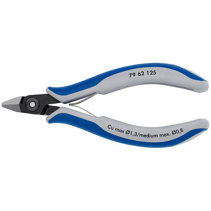 Knipex precizne kose sečice za elektroniku sa stezaljkom 125mm 79 62 125 Knipex precizne kose sečice za elektroniku sa stezaljkom 125mm 79 62 125