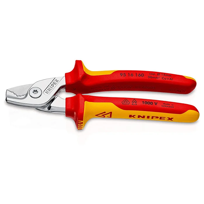 Knipex makaze za kablove StepCut 1000V VDE 160mm 95 16 160 Knipex makaze za kablove StepCut 1000V VDE 160mm 95 16 160