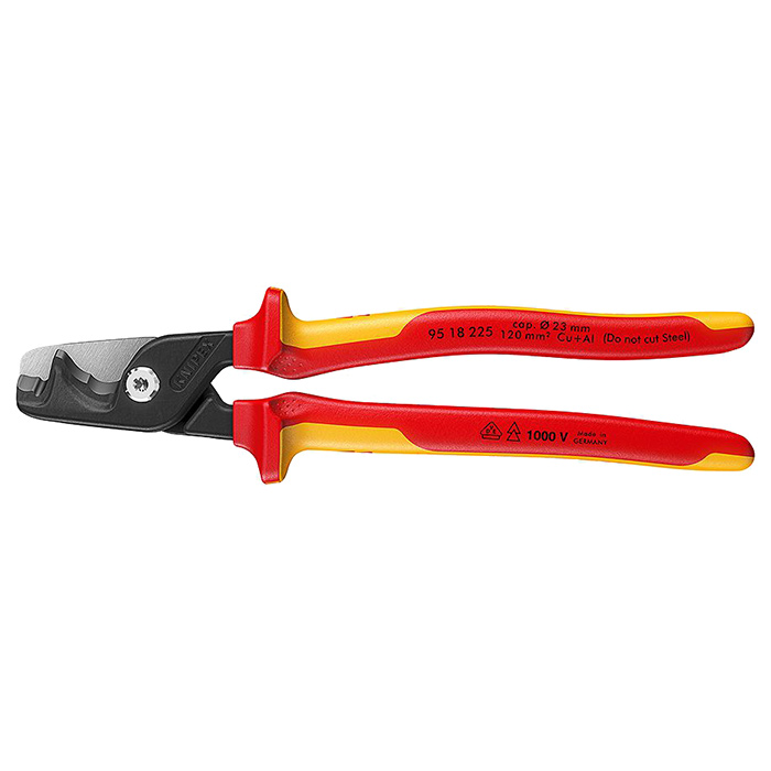 Knipex makaze za kablove StepCut XL 1000V VDE 225mm 95 18 225 Knipex makaze za kablove StepCut XL 1000V VDE 225mm 95 18 225