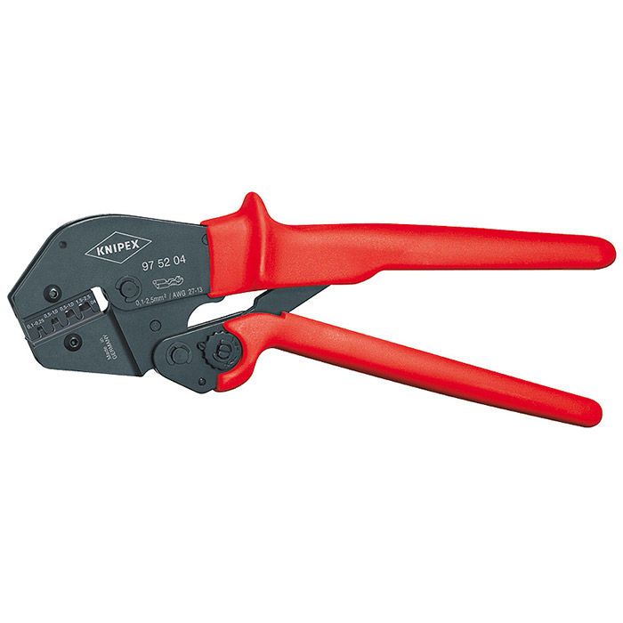 Knipex krimp klešta za neizolovane otvorene konektore 0.1-2.5mm² 97 52 04 Knipex krimp klešta za neizolovane otvorene konektore 0.1-2.5mm² 97 52 04