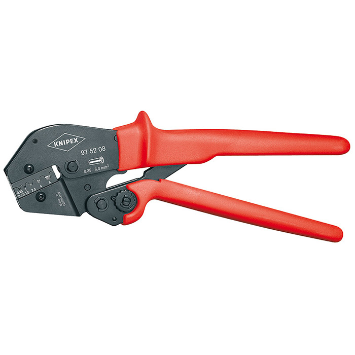 Knipex krimp klešta za izolovane i neizolovane hilzne 0.25-6.0mm² 97 52 08