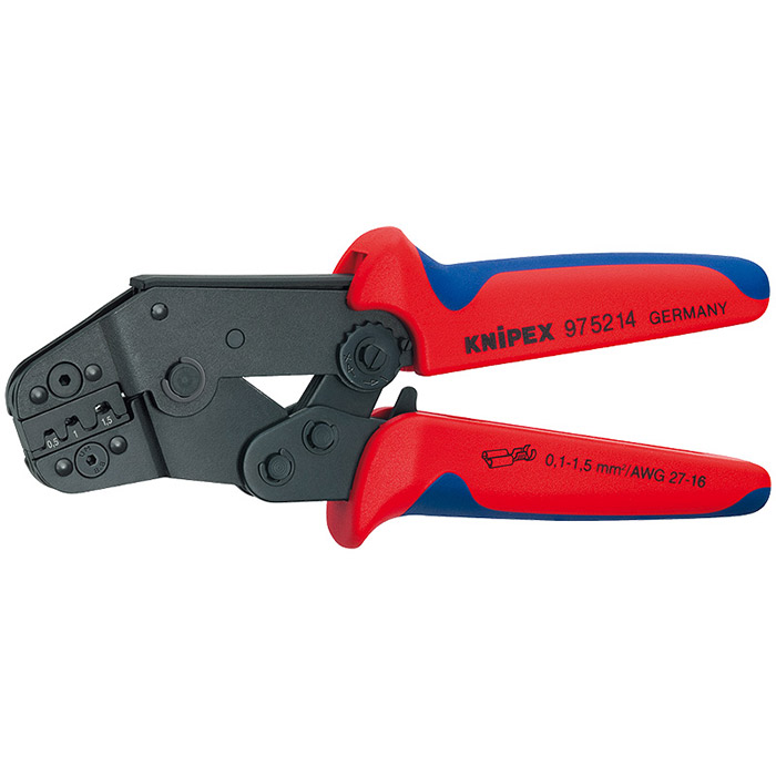 Knipex kratka krimp klešta za neizolovane otvorene konektore 0.1-1.5mm² 97 52 14 Knipex kratka krimp klešta za neizolovane otvorene konektore 0.1-1.5mm² 97 52 14
