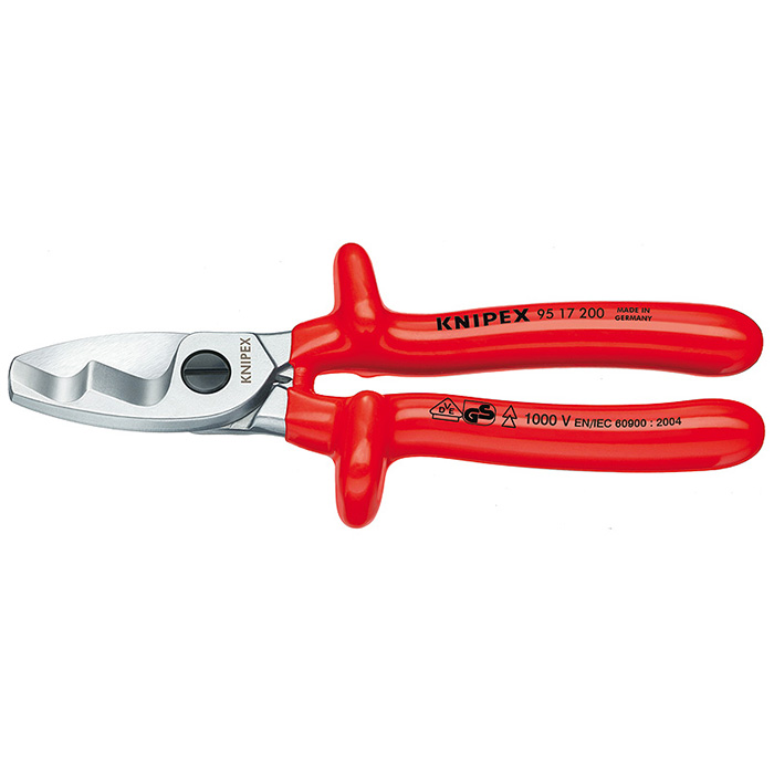 Knipex makaze za kablove izolovane sa dvostrukom oštricom 200mm 95 17 200 Knipex makaze za kablove izolovane sa dvostrukom oštricom 200mm 95 17 200
