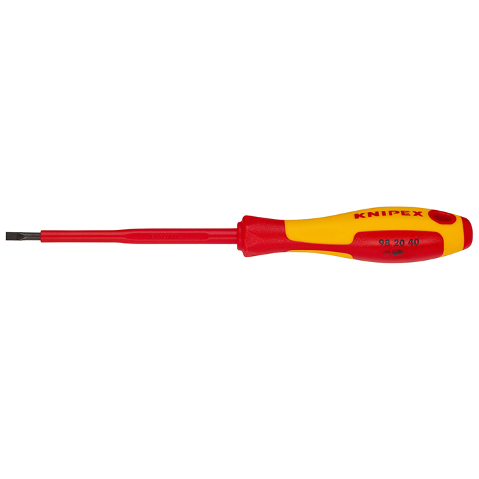 Knipex odvijač ravni 1000V VDE 4mm 98 20 40 Knipex odvijač ravni 1000V VDE 4mm 98 20 40