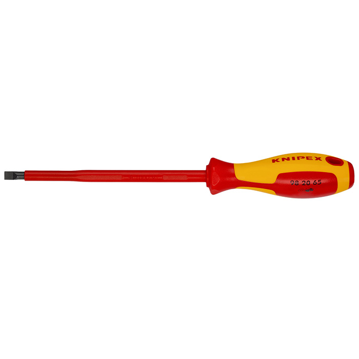 Knipex odvijač ravni 1000V VDE 6,5mm 98 20 65 Knipex odvijač ravni 1000V VDE 6,5mm 98 20 65