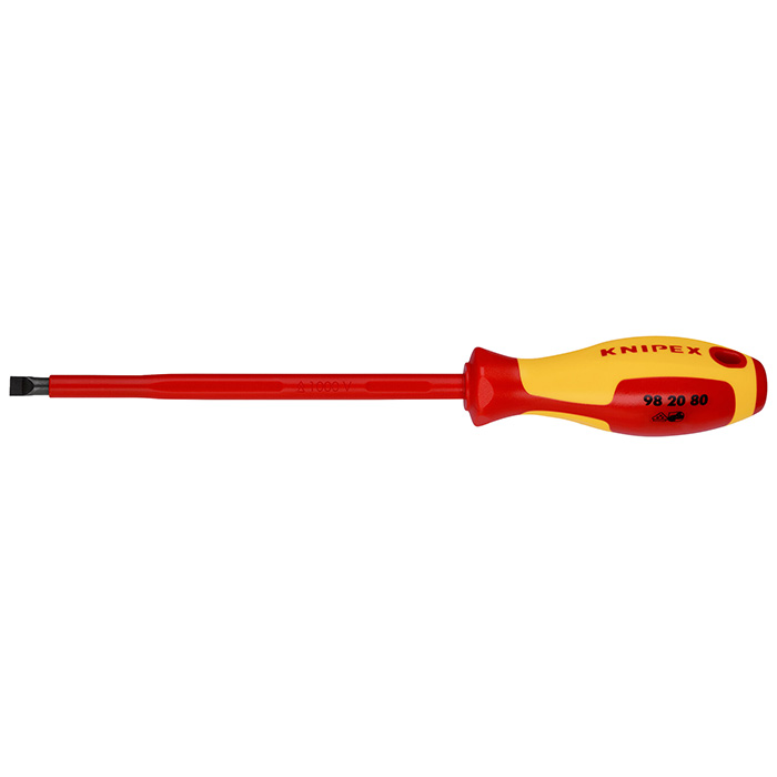 Knipex odvijač ravni 1000V VDE 8mm 98 20 80 Knipex odvijač ravni 1000V VDE 8mm 98 20 80