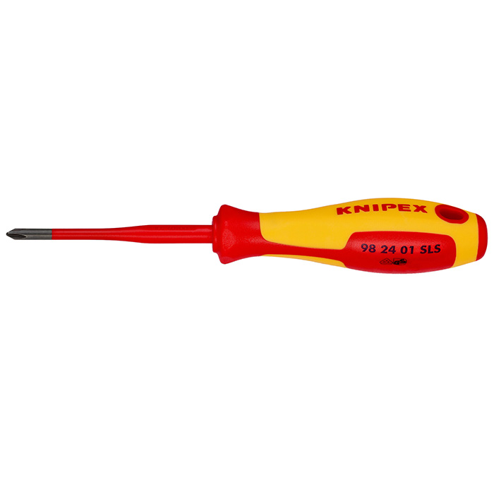 Knipex odvijač Slim PlusMinus Phillips® 1000V VDE PH/S1 98 24 01 SLS Knipex odvijač Slim PlusMinus Phillips® 1000V VDE PH/S1 98 24 01 SLS