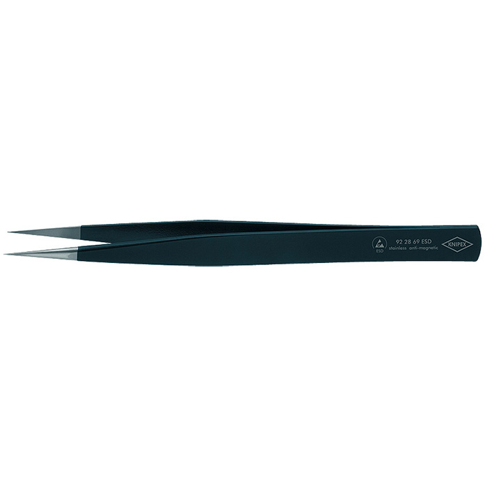 Knipex precizna pinceta šiljasta ESD 130mm 92 28 69 ESD Knipex precizna pinceta šiljasta ESD 130mm 92 28 69 ESD