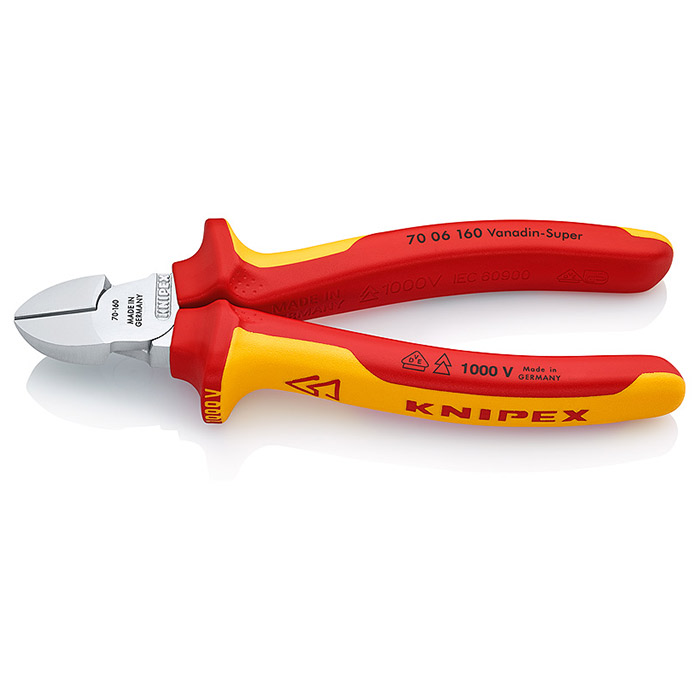 Knipex kose sečice izolovane 1000V VDE 160mm 70 06 160 Knipex kose sečice izolovane 1000V VDE 160mm 70 06 160