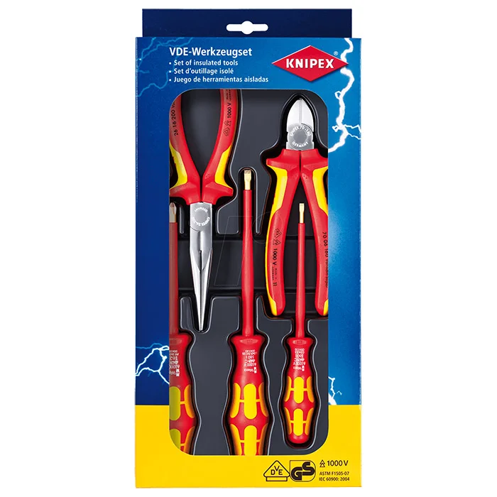 Knipex komplet izolovanog VDE alata 5 kom 00 20 13 Knipex komplet izolovanog VDE alata 5 kom 00 20 13