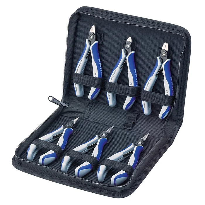 Knipex komplet preciznih klešta za elektroniku u torbici 6/1 00 20 16 P Knipex komplet preciznih klešta za elektroniku u torbici 6/1 00 20 16 P