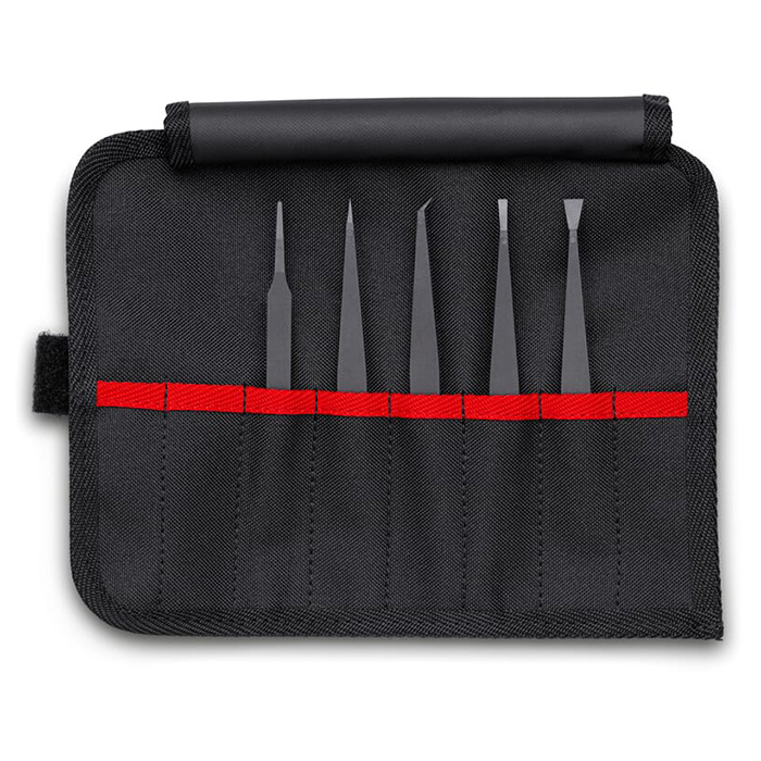 Knipex komplet plastičnih pinceta ESD 5kom 92 00 05 ESD Knipex komplet plastičnih pinceta ESD 5kom 92 00 05 ESD