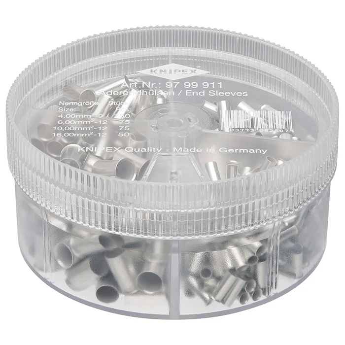 Knipex asortiman neizolovanih hilzni 4-16mm² 97 99 911 Knipex asortiman neizolovanih hilzni 4-16mm² 97 99 911