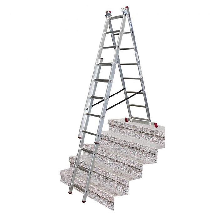Krause Corda mnogonamenske merdevine 3x8 gazišta kontra nastavak 033383 Krause Corda mnogonamenske merdevine 3x8 gazišta kontra nastavak 033383