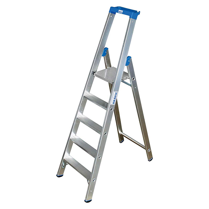 Krause Stabilo stepenaste merdevine plave 5 gazišta 124524 Krause Stabilo stepenaste merdevine plave 5 gazišta 124524