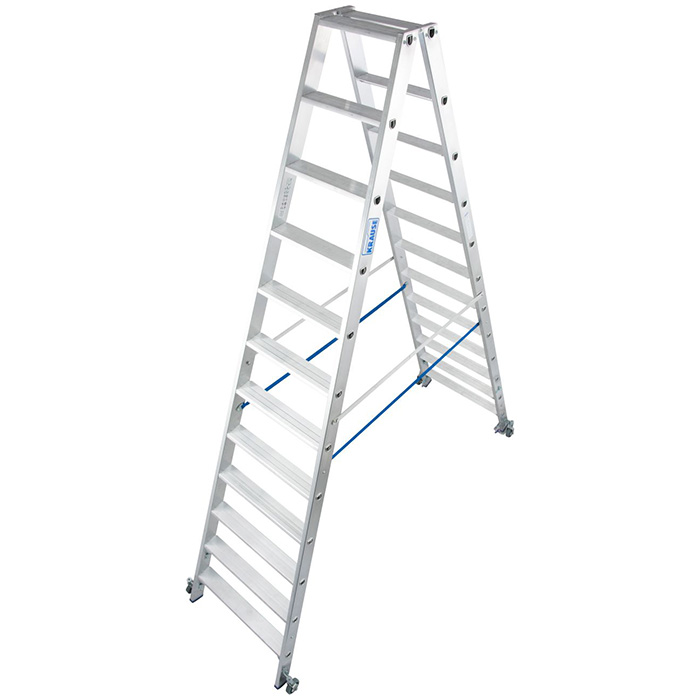 Krause Stabilo kotrljajuće obostrane merdevine 2x12 gazišta 124883 Krause Stabilo kotrljajuće obostrane merdevine 2x12 gazišta 124883