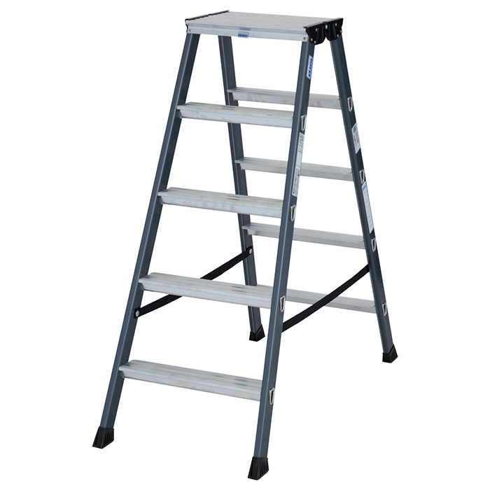 Krause Monto obostrane merdevine eloksirane SePro D 2x5 gazišta 125828 Krause Monto obostrane merdevine eloksirane SePro D 2x5 gazišta 125828