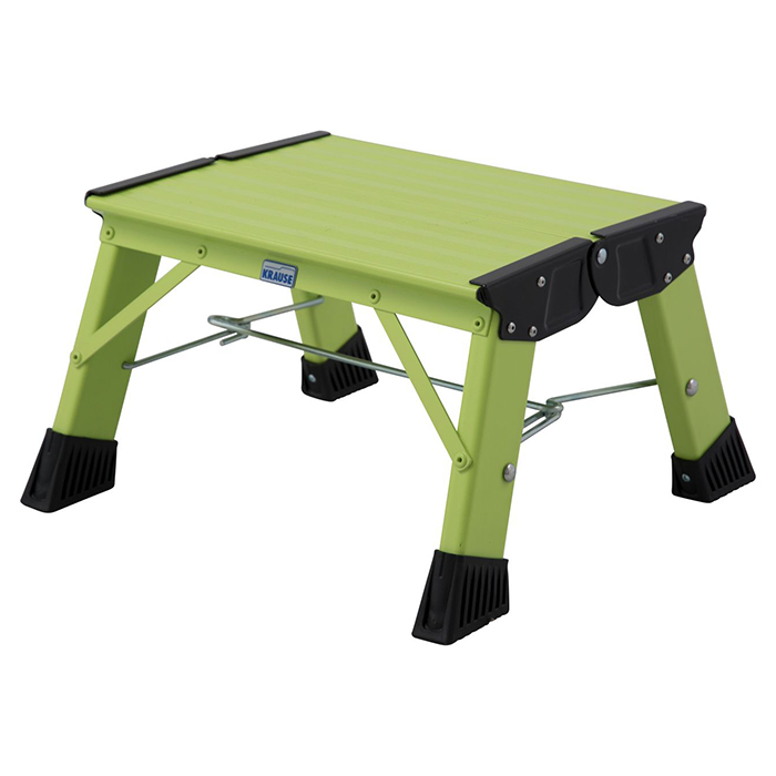 Krause Monto obostrane merdevine Treppy PlusLine 1 gazište zelene 130365 Krause Monto obostrane merdevine Treppy PlusLine 1 gazište zelene 130365