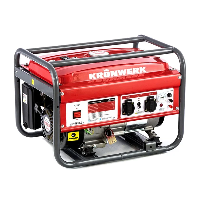 Kronwerk benzinski agregat monofazni 2,8kW LK 3500 ručni start Kronwerk benzinski agregat monofazni 2,8kW LK 3500 ručni start