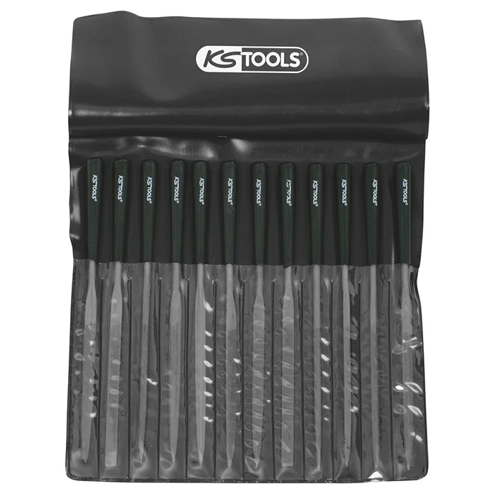 KS Tools set igličastih turpija 12-delni 140.3050