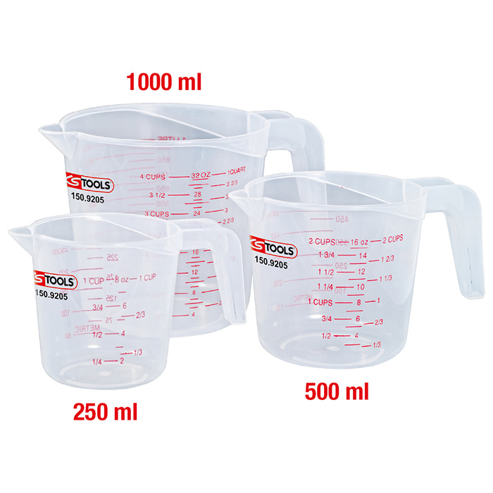 KS Tools set mernih posuda 3 kom 150.9205 KS Tools set mernih posuda 3 kom 150.9205