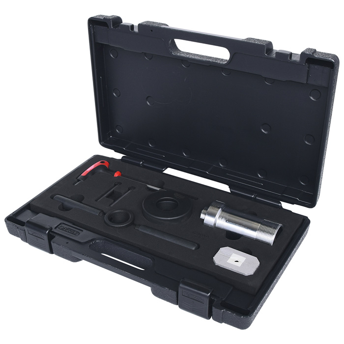 KS Tools pomoćni montažni alat za amortizere - set za amortizere sa vučnom oprugom sa graničnikom, 7-delni 150.9545 KS Tools pomoćni montažni alat za amortizere - set za amortizere sa vučnom oprugom sa graničnikom, 7-delni 150.9545