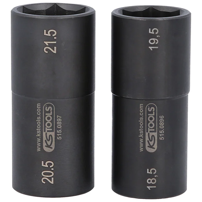 KS Tools set specijalnih snažnih nasadnih ključeva za Ford, 18,5 / 19,5 / 20,5 / 21,5 mm, 2-delni 515.0895 KS Tools set specijalnih snažnih nasadnih ključeva za Ford, 18,5 / 19,5 / 20,5 / 21,5 mm, 2-delni 515.0895