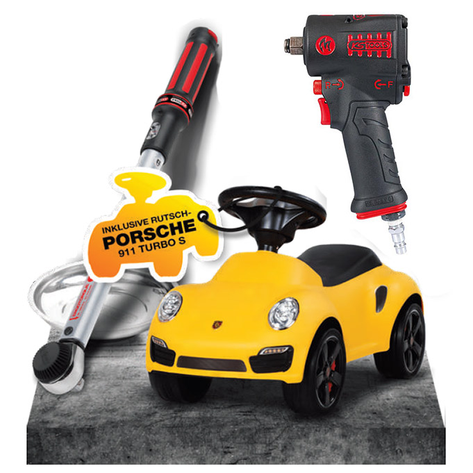 KS Tools specijal set (pneumatski pištolj, moment ključ i držač) + POKLON igračka auto KS-515.1270