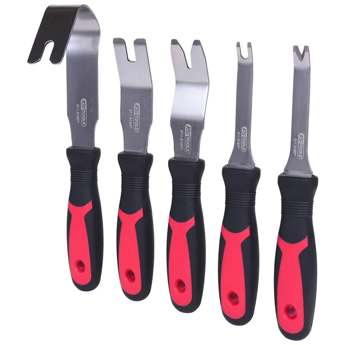 KS Tools set alata za odvajanje stezaljki i rezanje 5-delni 911.8190 KS Tools set alata za odvajanje stezaljki i rezanje 5-delni 911.8190