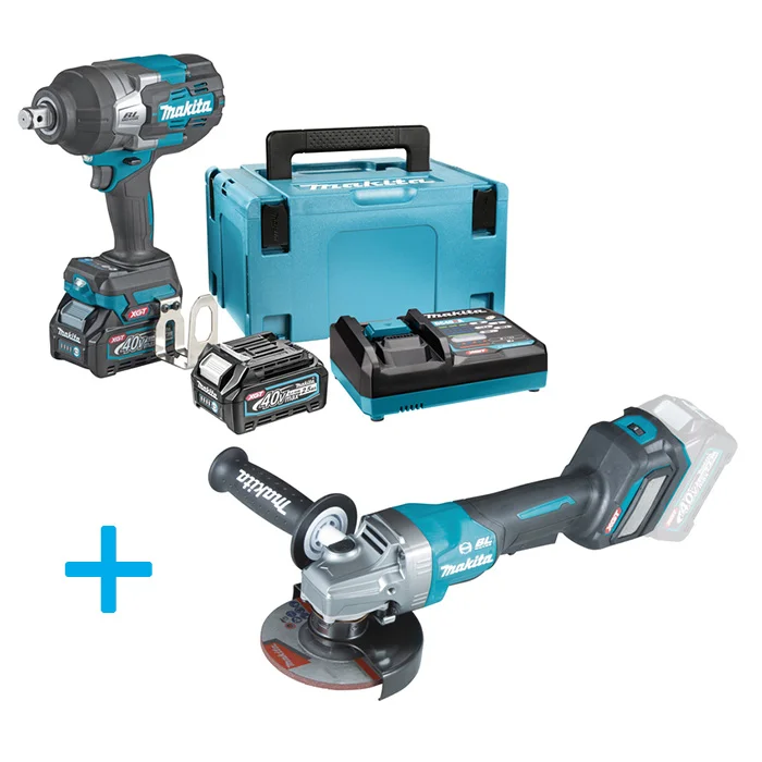 Makita XGT akcijski set - akumulatorski udarni odvijač 3/4 Makita XGT akcijski set - akumulatorski udarni odvijač 3/4