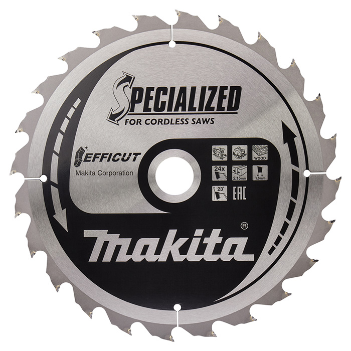 Makita list za testeru od tvrdog metala Efficut 270x30x24T za drvo E-12930