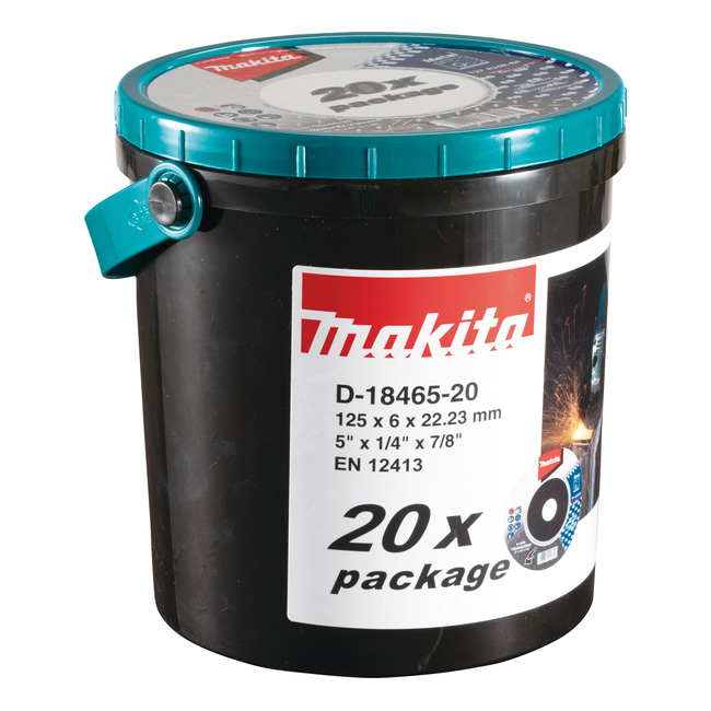 Makita brusni diskovi sa presovanim centrom 125mm 20/1 D-18465-20 Makita brusni diskovi sa presovanim centrom 125mm 20/1 D-18465-20